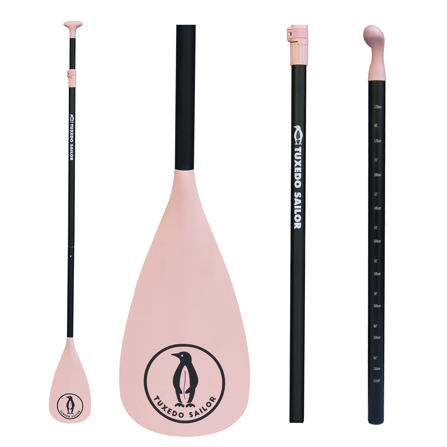 Pink single-headed paddle